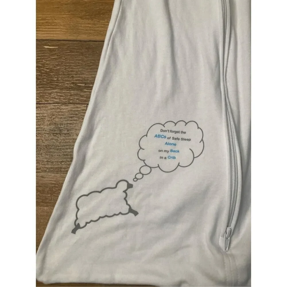 Laughing Giraffe 0-6 month sleep sack white baby infant